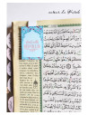 Marque page aimanté bleu" Start With Bismillah"