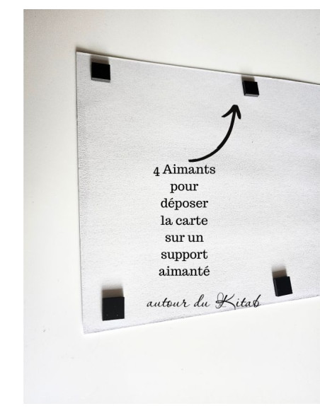 Cadeau Fin d’Année – Carte Aimantée + 4 Chocolats Jeff de Bruges