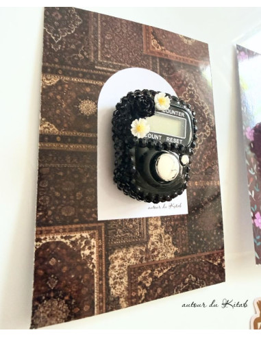 Carte Tasbih fleurs