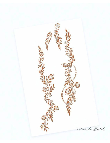 Henné stickers Fleurs