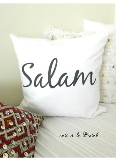 Coussin 'Amour' bilingue arabe-français