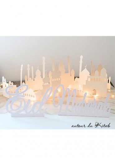 Décoration Ramadan croissant lumineux LED