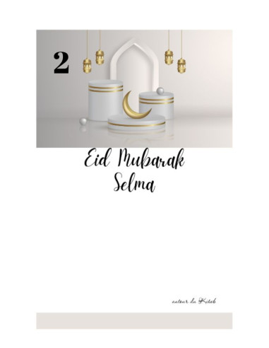Carte cadeau Eid enfant - Design festif islam pour jeunes